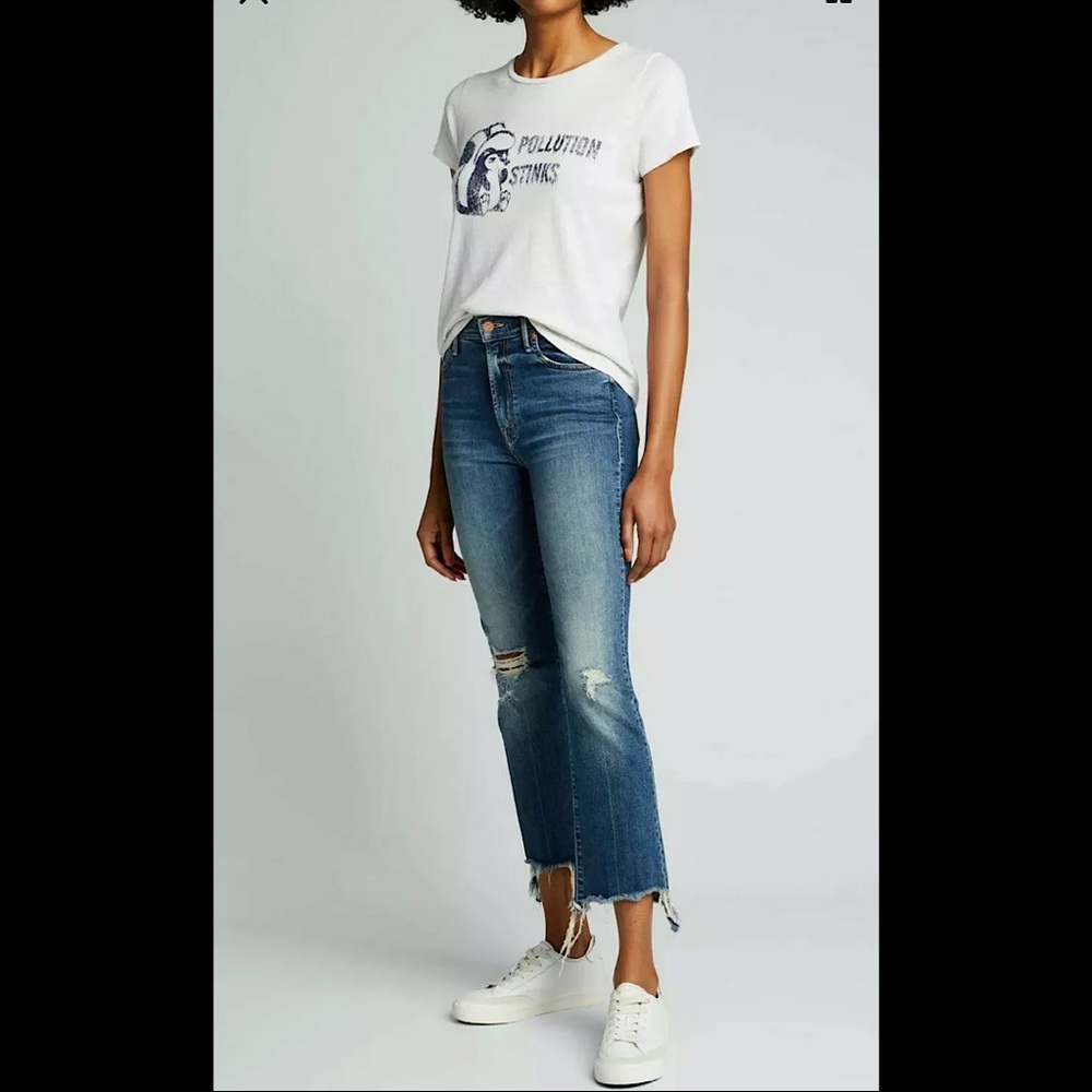Mother Superior women's The Insider Crop Step Chew